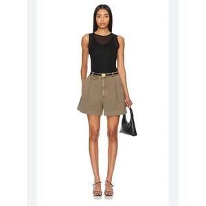 New! Agolde Becker Pleated Relaxed Fit Twill
Chino Shorts Sz‎ 26 $208